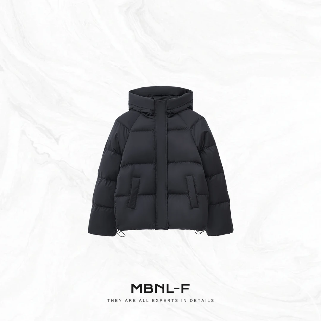 “C.L.蓄热鹅绒” 极简连帽保暖羽绒服 秦磊XM-XYR3500