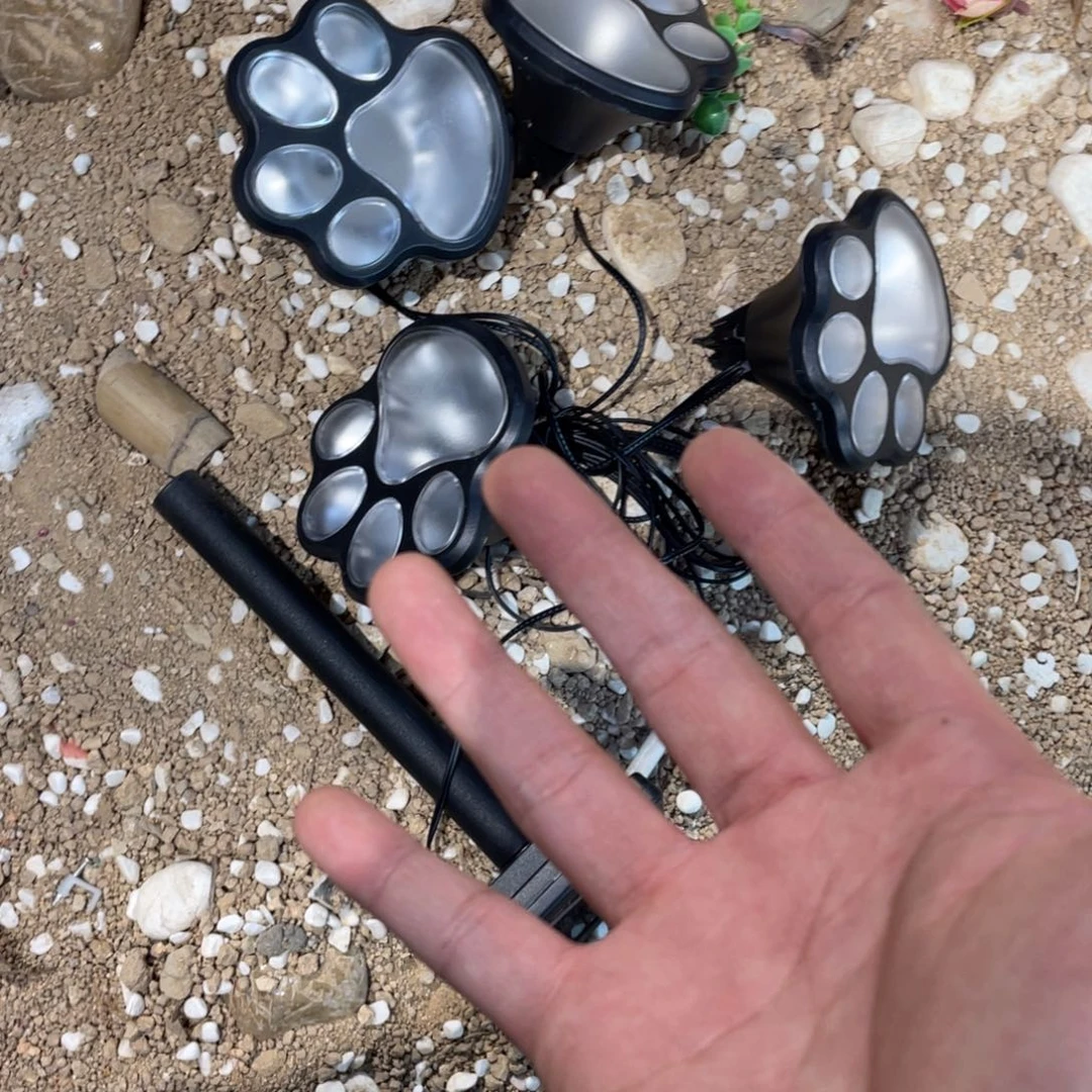 【闪购商品】亚克力太阳能猫爪花插一套