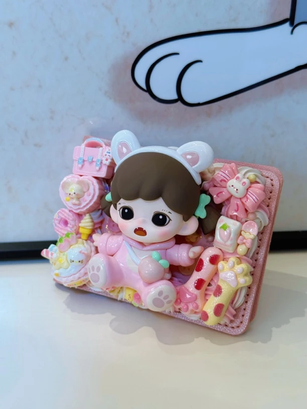 7554(正娃)Zoraa妹妹奶油胶驾驶本卡包