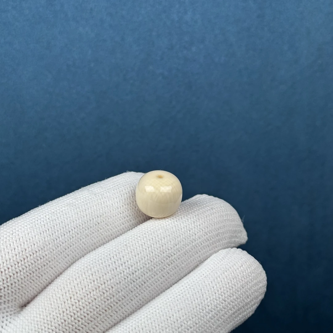 D82-68天然猛犸牙 桶珠墩子约12×11mm支持复检假一罚四