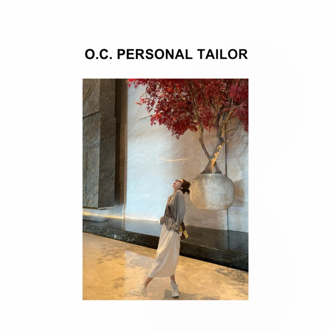 oc精选 25ss 夏季新款美式复古字母印花垂感长袖T恤 0795