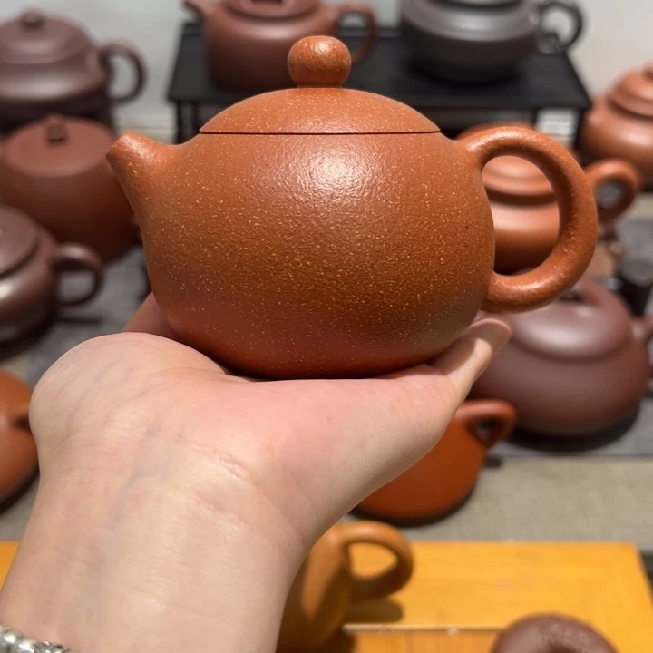 启***装茶壶紫砂宜兴紫砂壶红降坡西施
