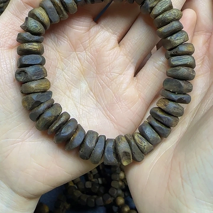 沉香手串+沉水1.2包壳单圈24克
