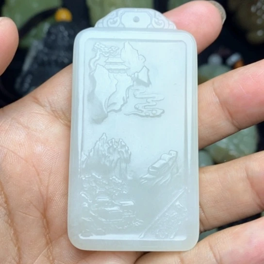 颈饰未镶嵌和田玉