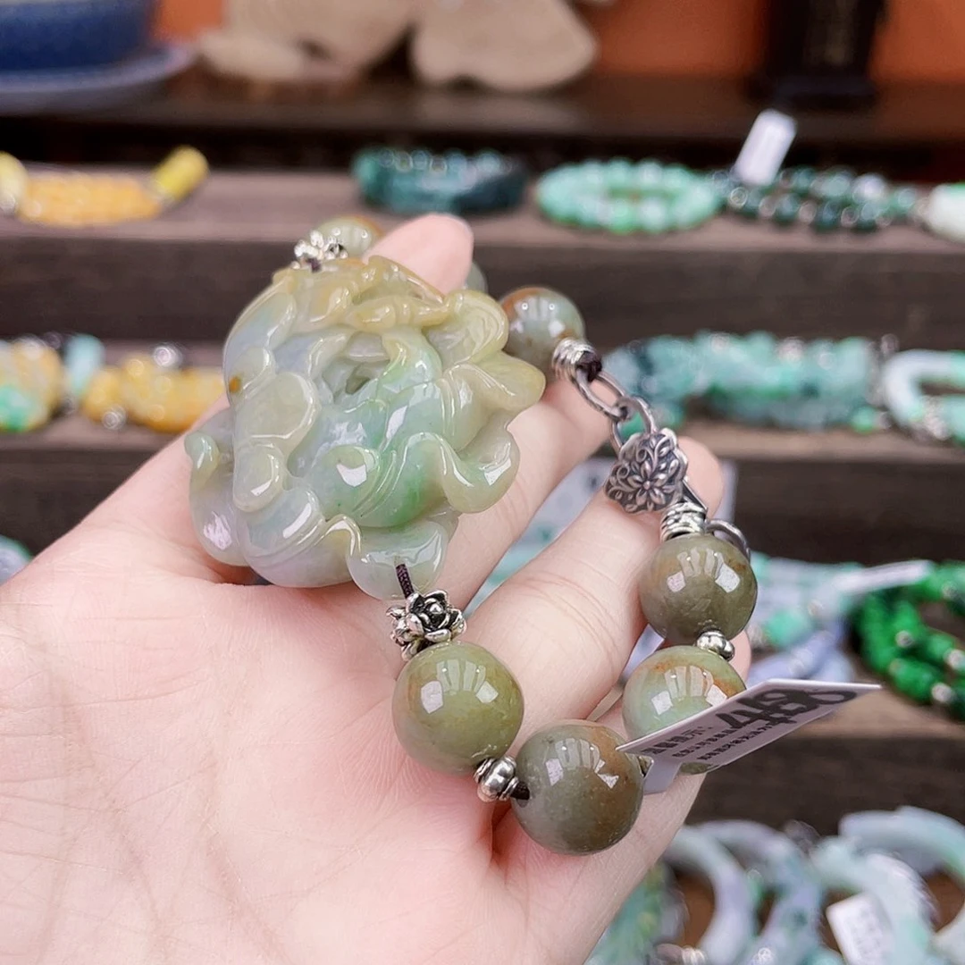 熊***熊未镶嵌手链翡翠手链