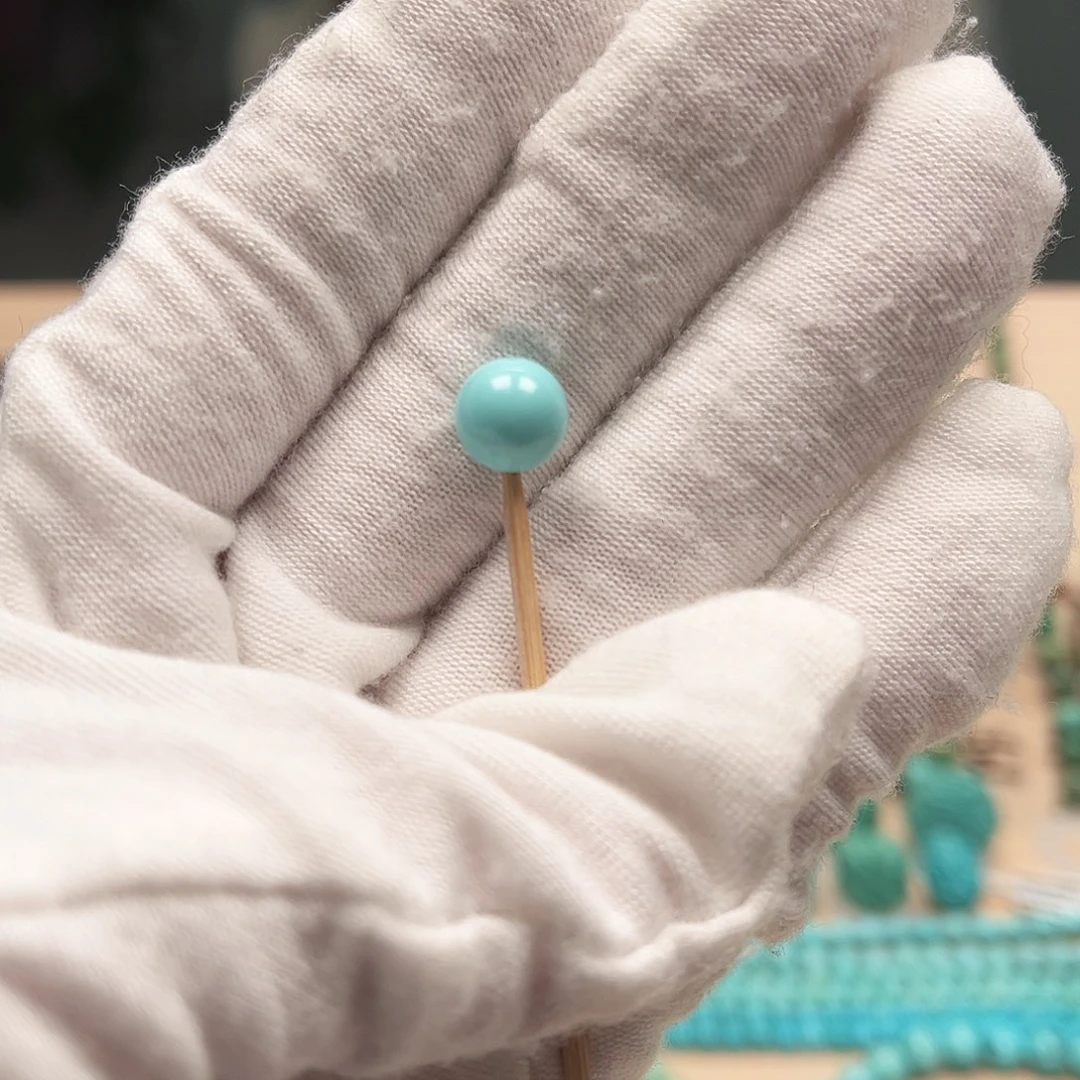 绿松石圆珠未镶嵌