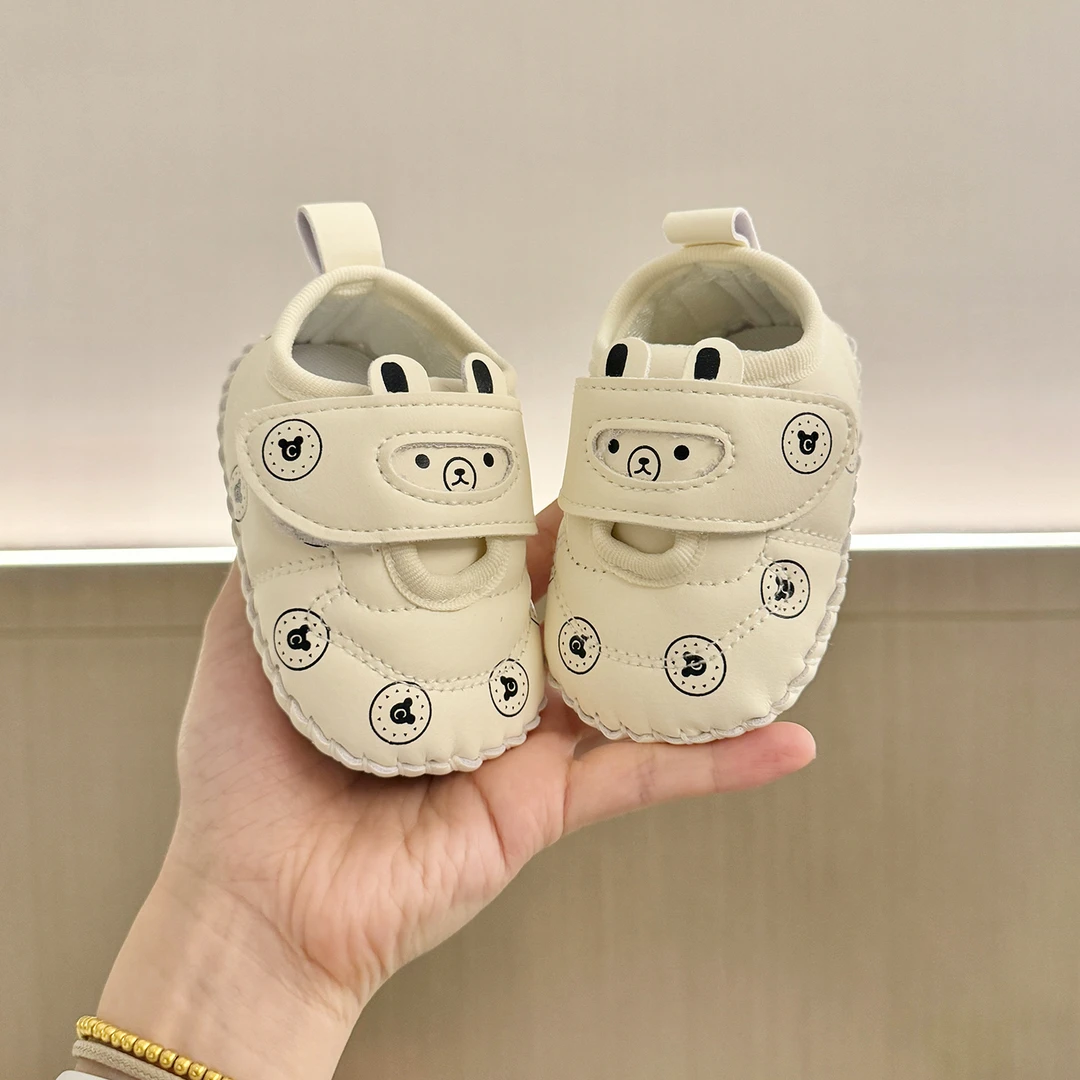 春秋婴儿鞋男女3-6-8-9-12月防滑软胶底鞋0一1周岁宝宝卡通学步鞋