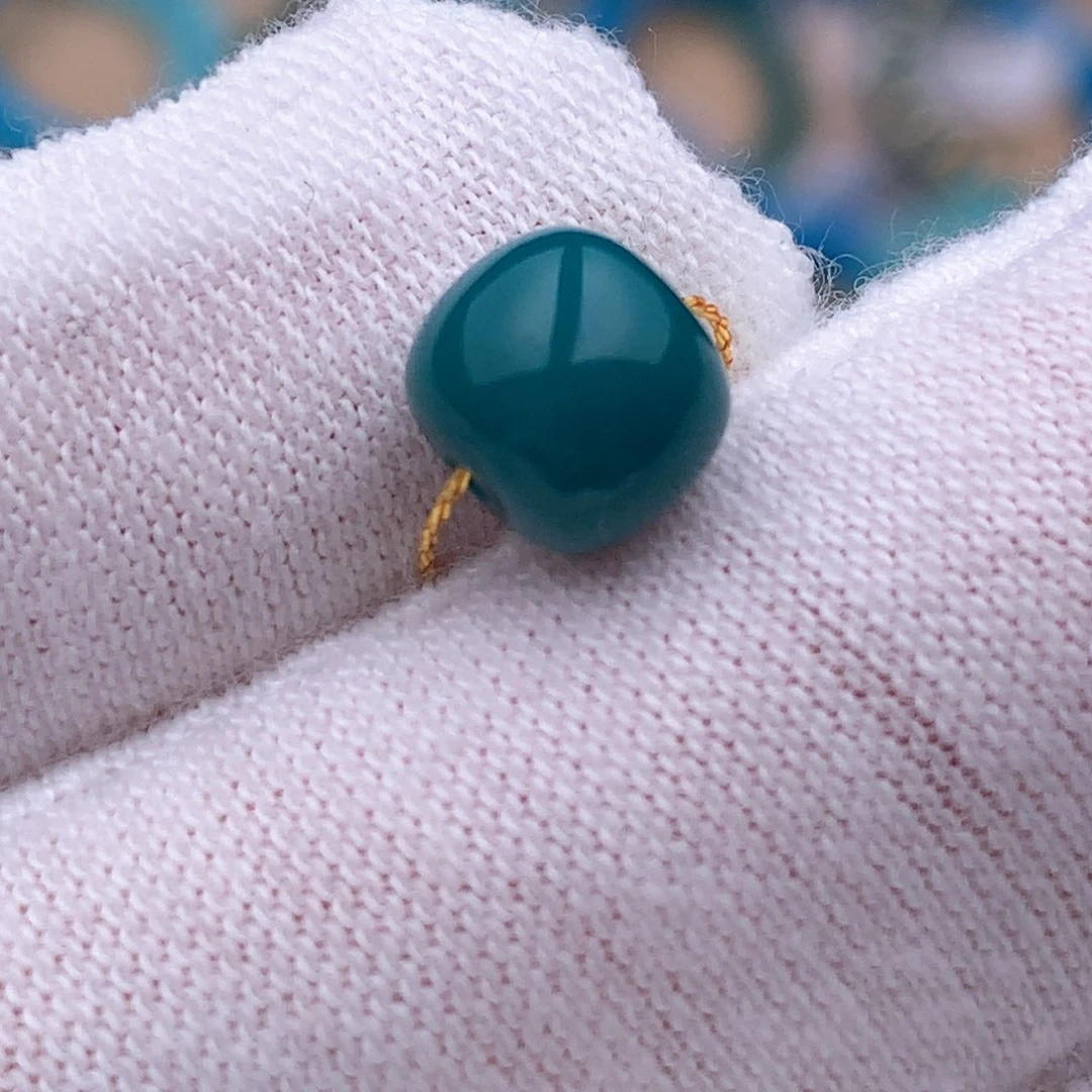 绿松石未镶嵌珠宝奇石7*6mm