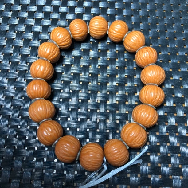 02216土豪猴头手持手串16mm左右深清打底18颗大小均匀无修无磨