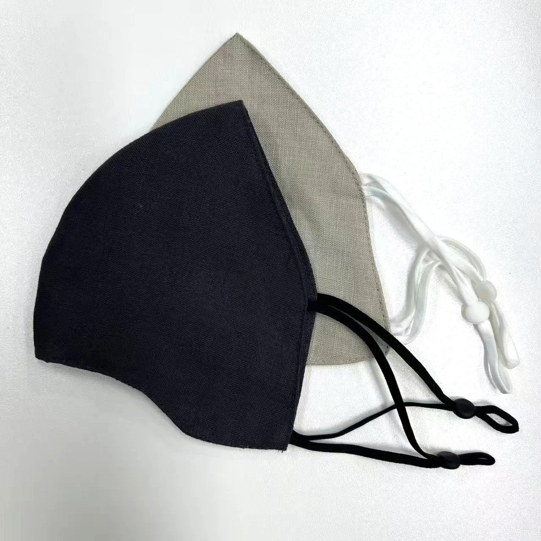 【汉麻口罩】100%汉麻口罩双层防紫外线口罩防晒透气干爽加厚14支