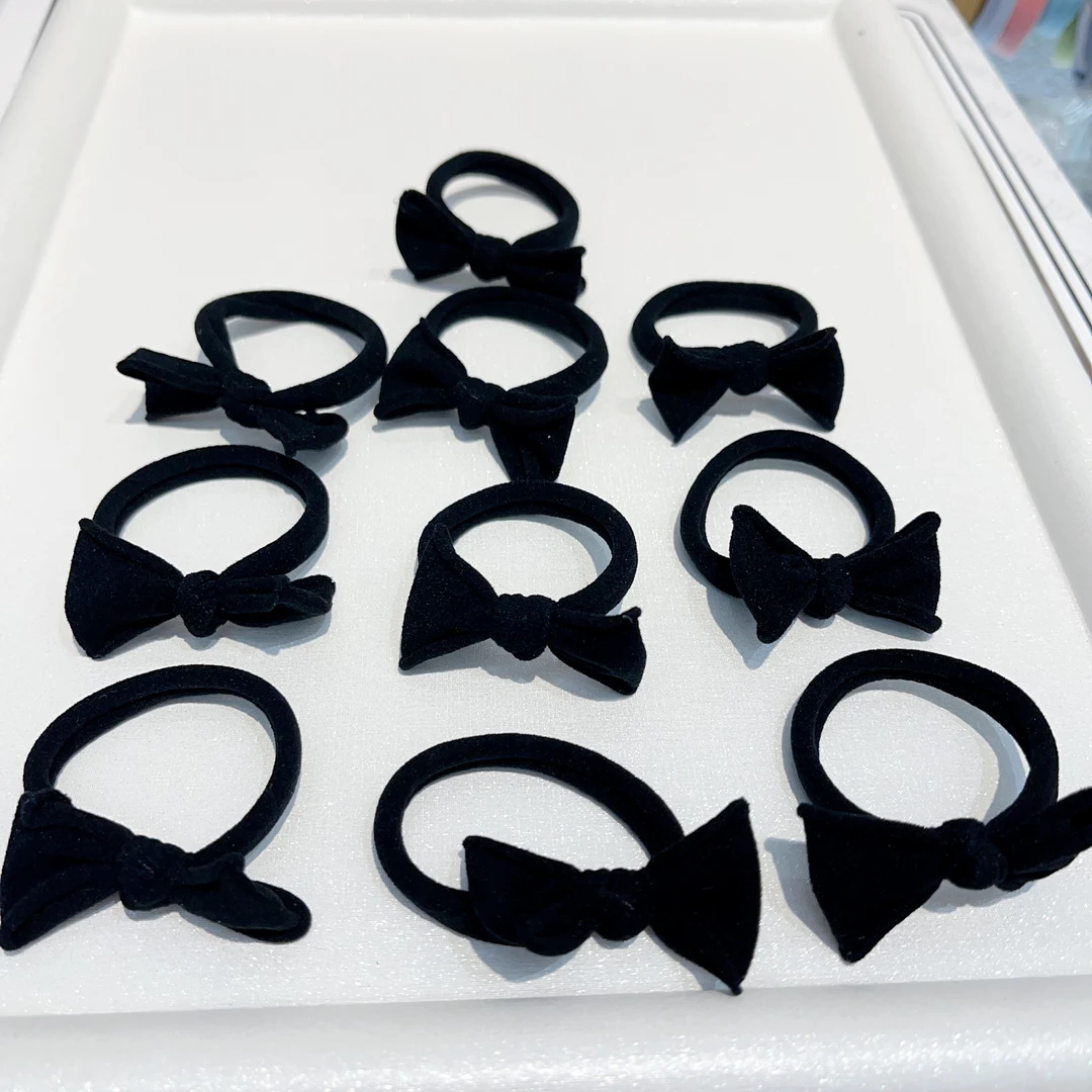 S515小号蝴蝶结黑色10根