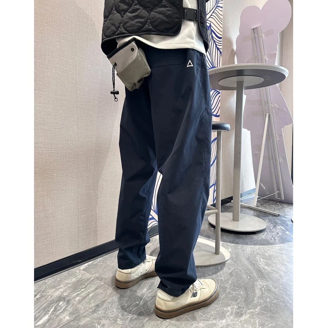 25新款机能小三角白标宽松锥形休闲裤美式工装长裤男女同款休闲裤