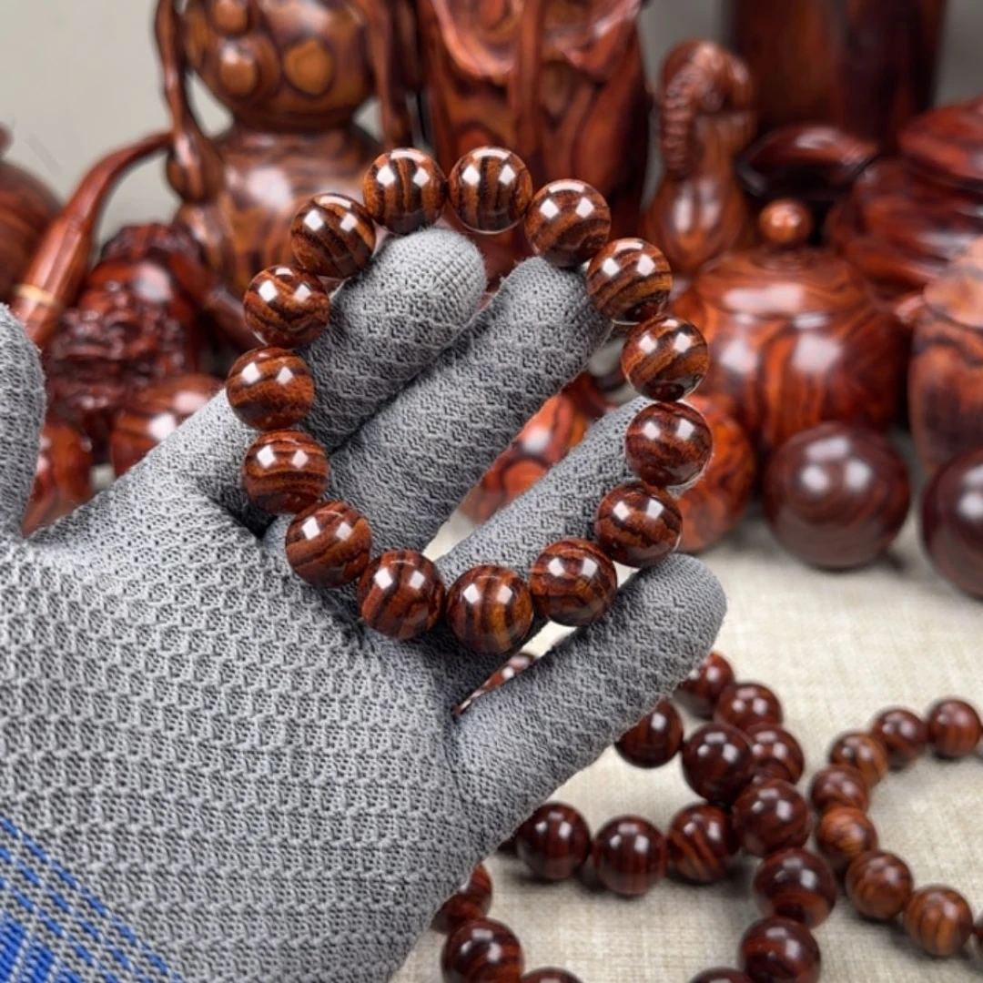 黄花梨/降香黄檀手串/手链1.5cm