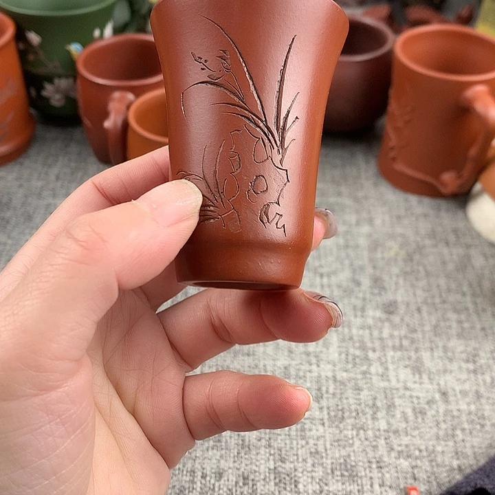 紫砂茶杯高端主人杯