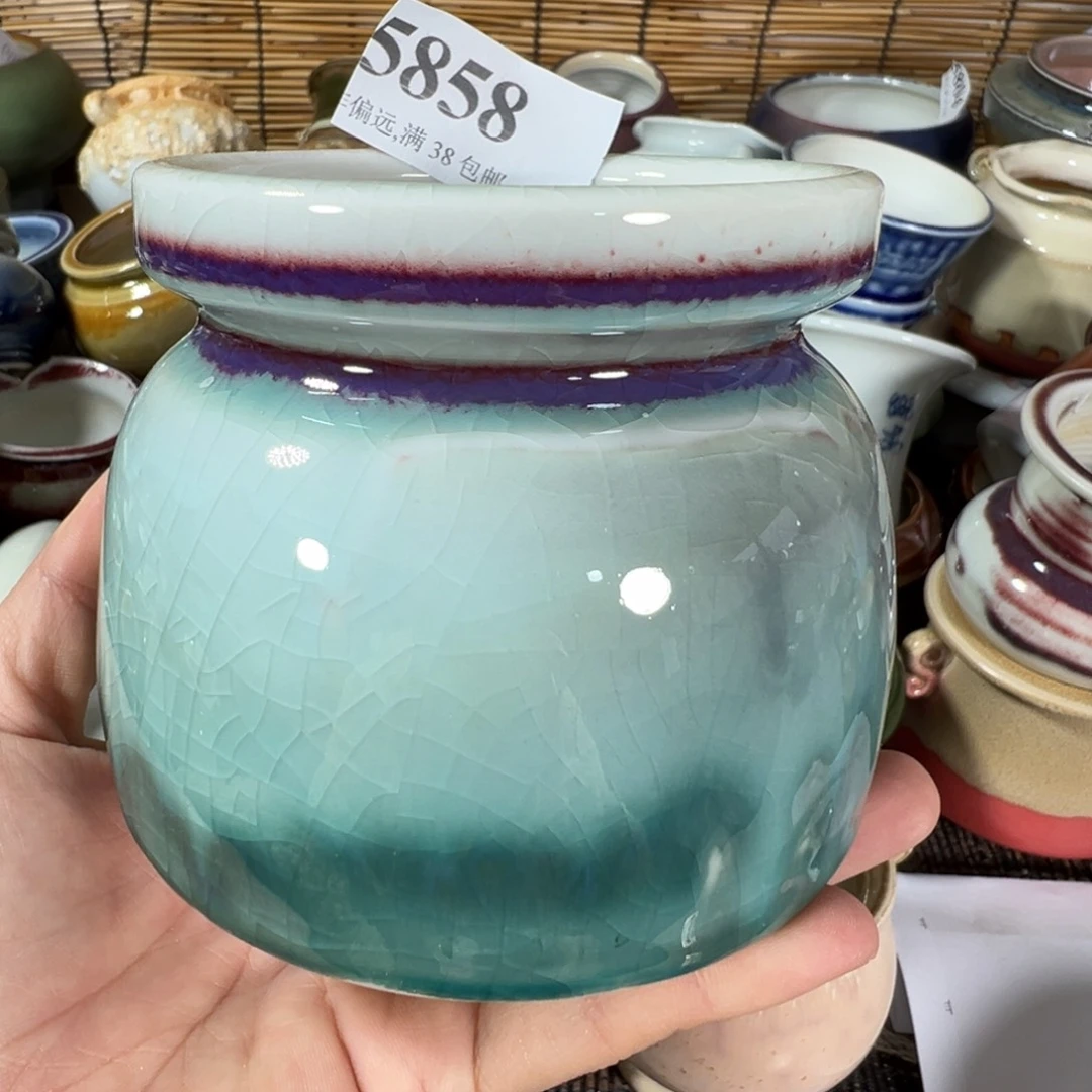 红陶口7高8。景德镇