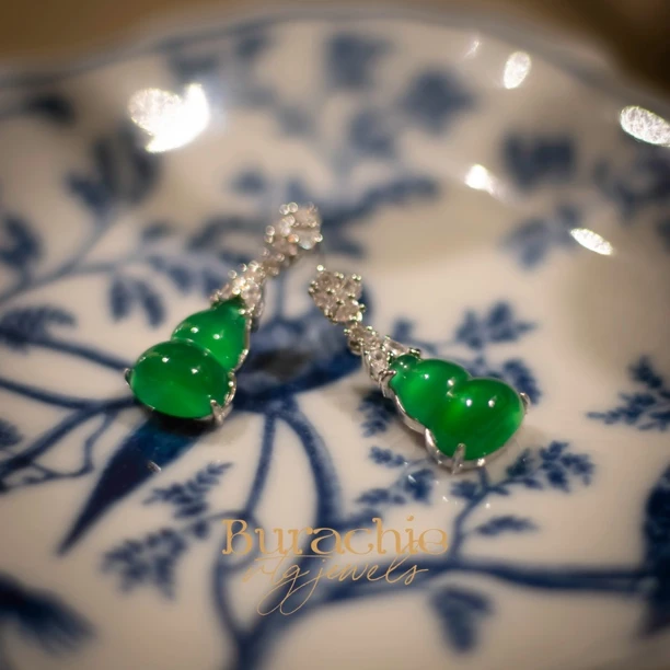 铜合金仿水晶耳饰 【4959】周年珍藏英｜经典原标克拉款CrownFrett