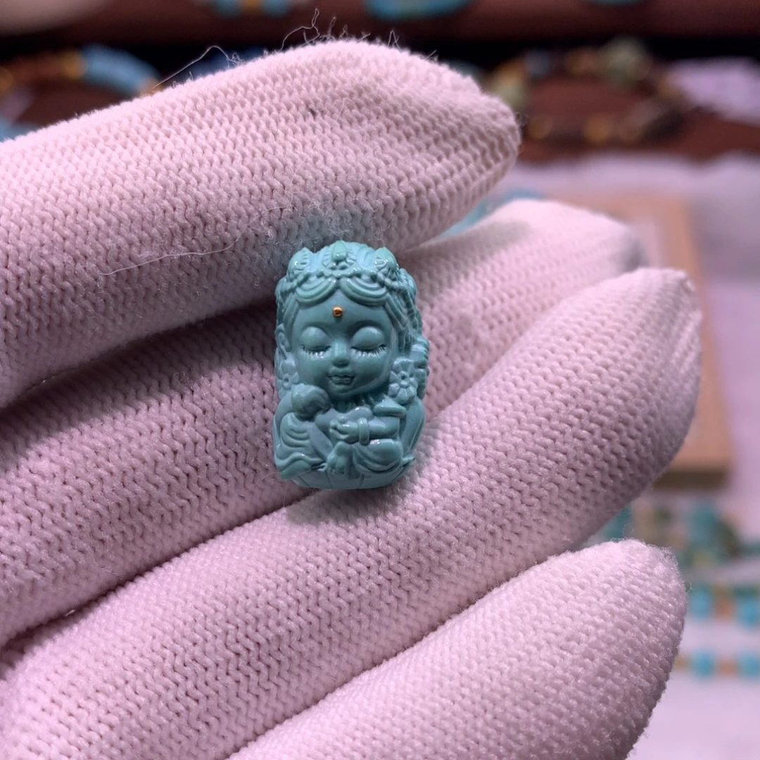 绿松石珠宝奇石未镶嵌