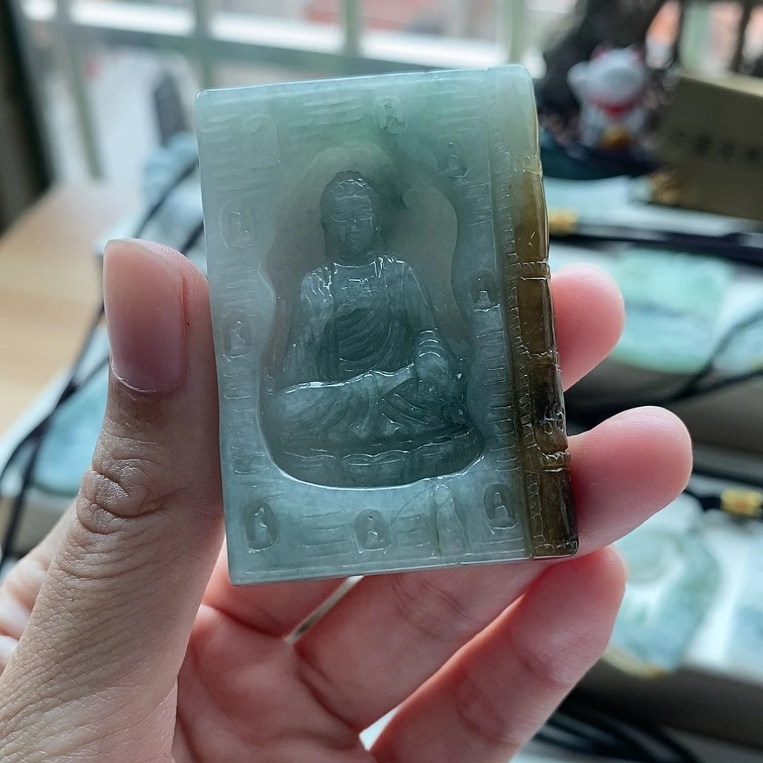 【闪购商品】颈饰未镶嵌翡翠天然缅甸A货翡翠