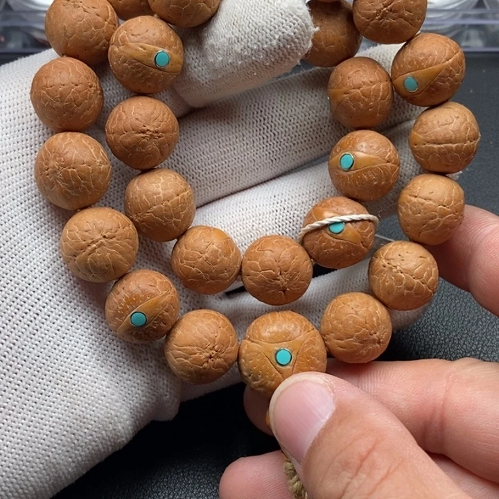 凤眼菩提手串16mm蓝彩升级版27颗