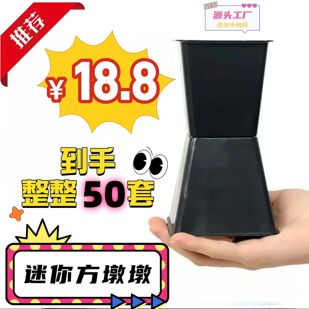 迷你方墩墩小号黑色白色圣诞节教师节小花束花店母亲节520