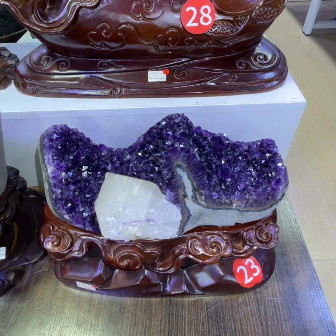 未镶嵌大型摆件（非配饰）紫晶