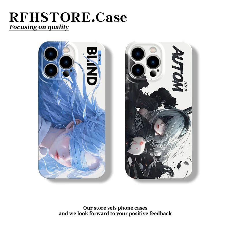 动漫剑仙问情少女适用苹果16/15pro菲林手机壳华为vivoppo小米113