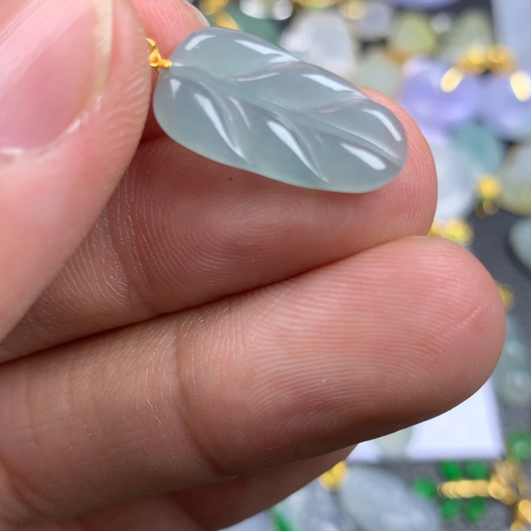 【闪购商品】翡翠18K金镶嵌颈饰翡翠