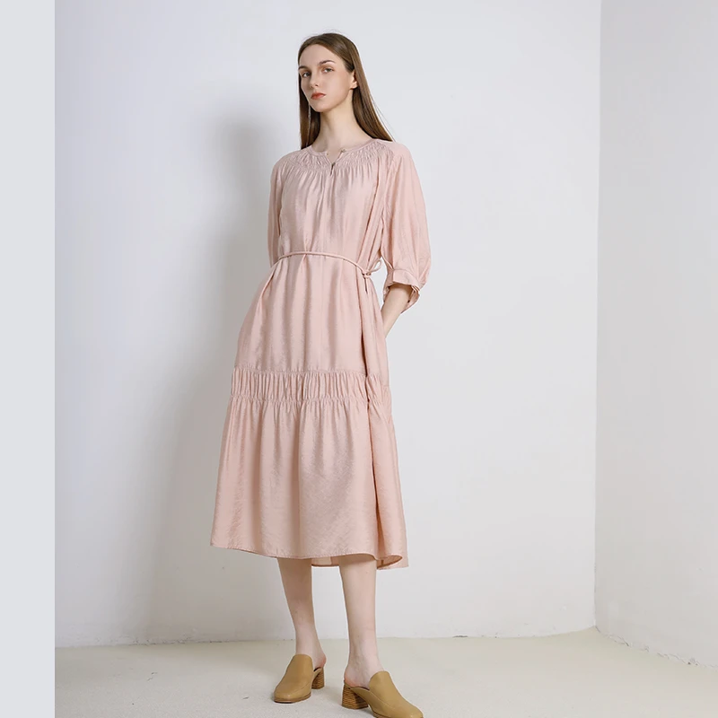 Jane express/简表达25夏新品连衣裙优雅时尚显瘦气质XLY52001