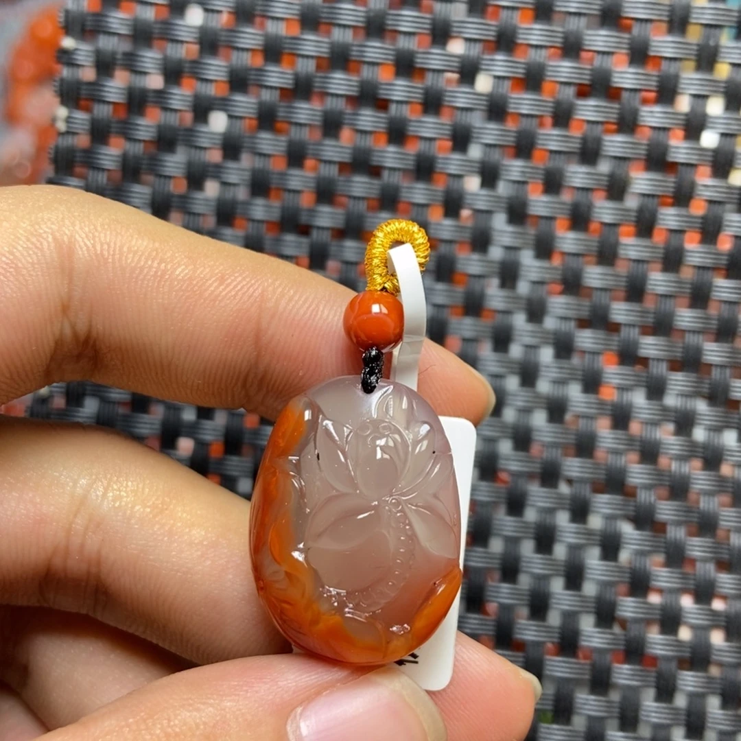 南红玛瑙未镶嵌吊坠(不含链)