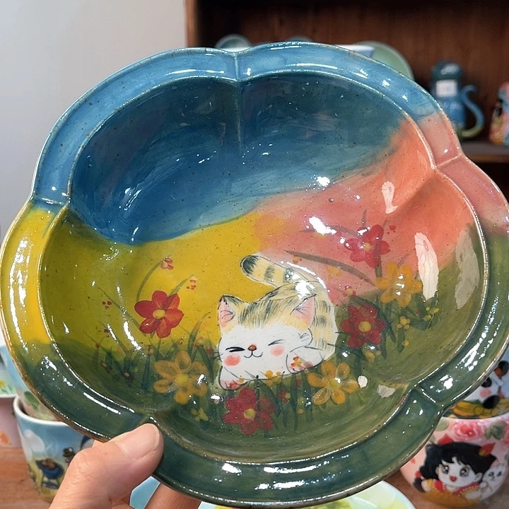 陶景德镇釉下手绘陶瓷