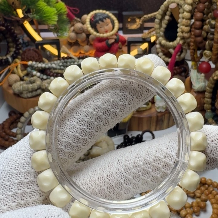 手串星月菩提10号车尺寸9.8白玉菩提无相单圈