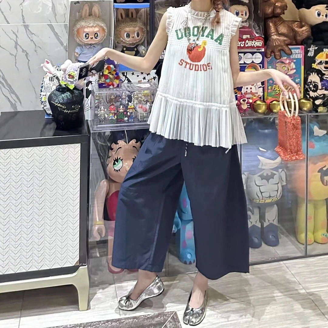 现货【UY苹果压褶背心】2025秋新款「New Vintage」网纱压褶梦幻背心