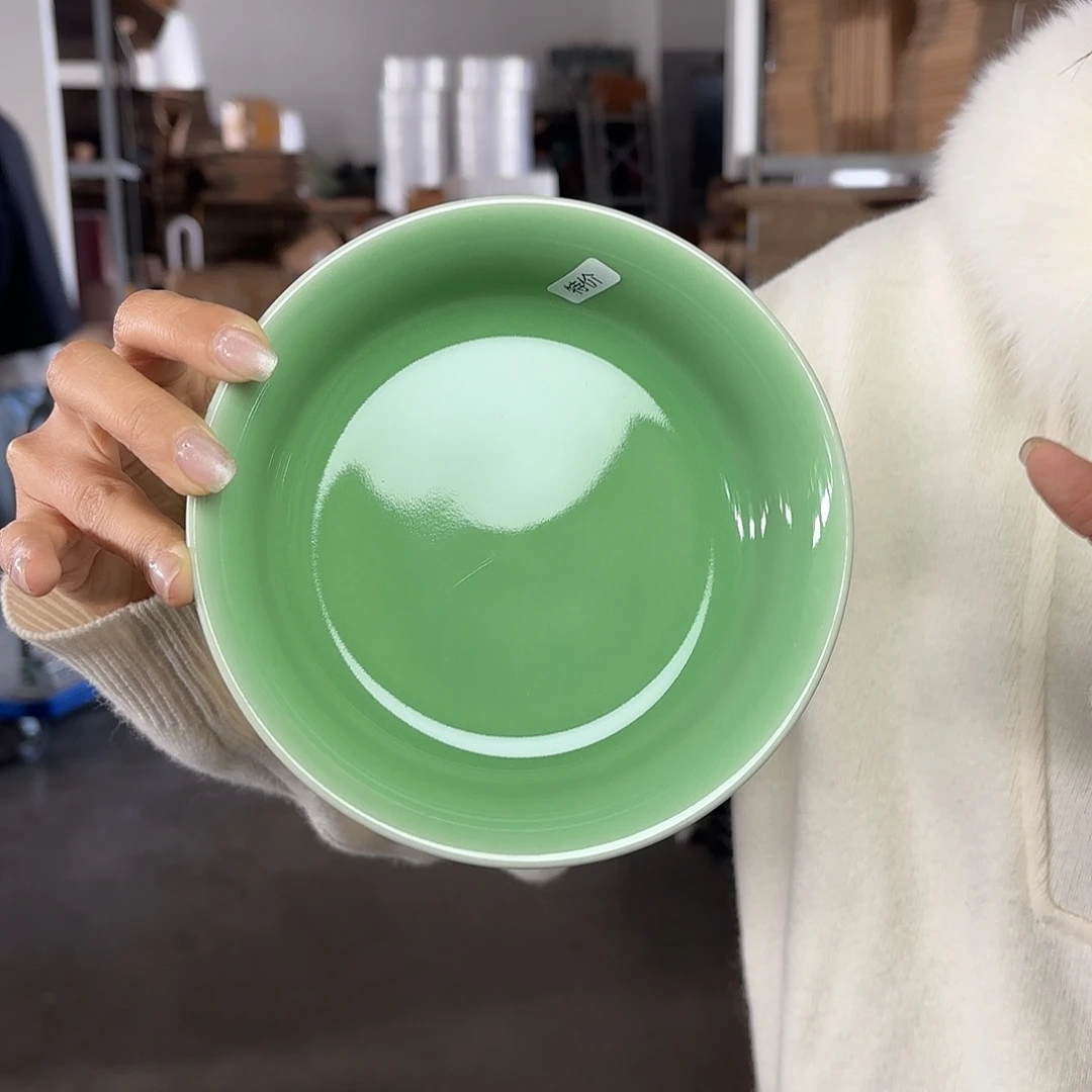 龙泉云间青瓷小米茶器