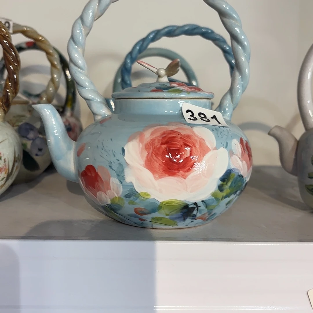 景德镇手绘高温釉下彩陶瓷茶具