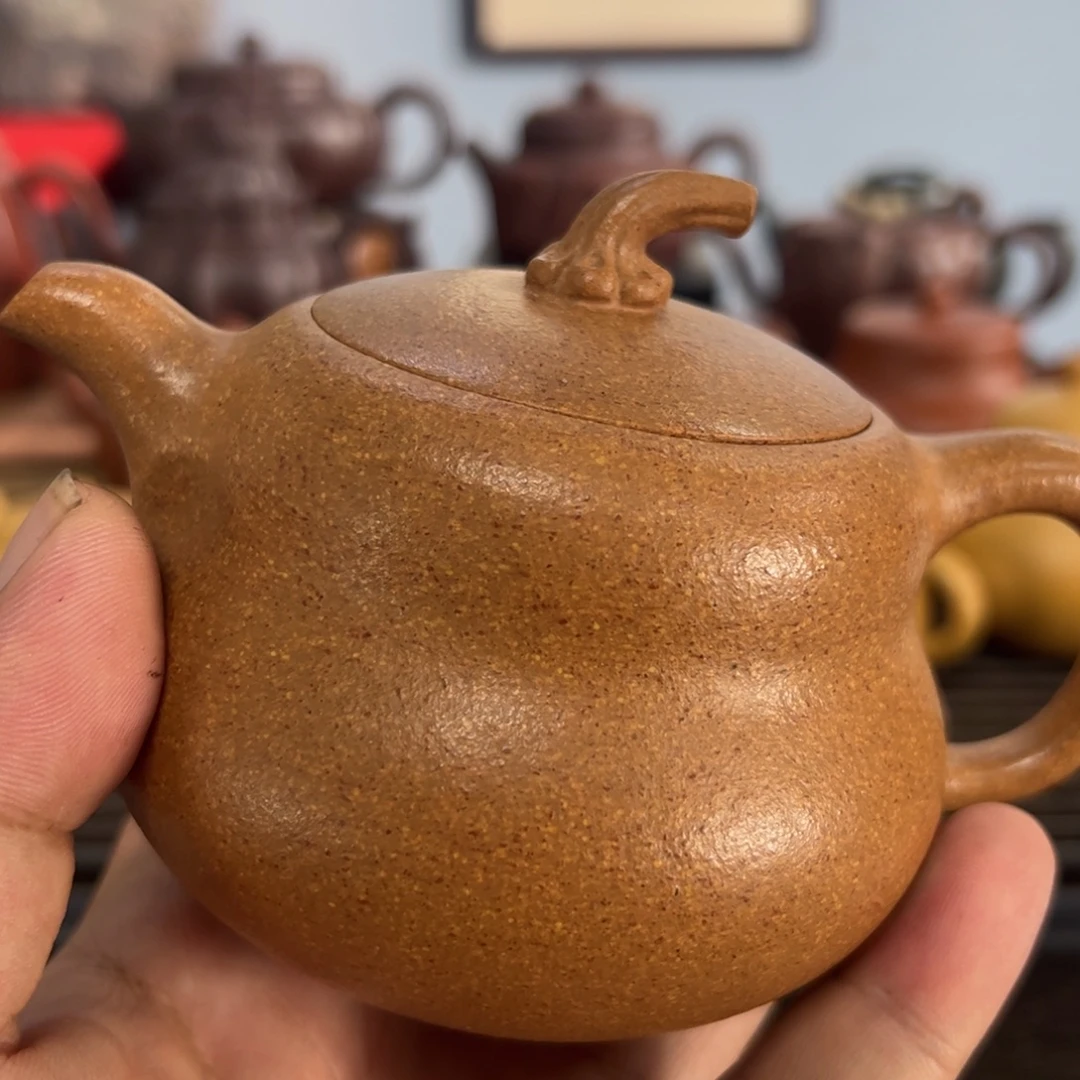 快***熊茶壶紫砂手工制作
