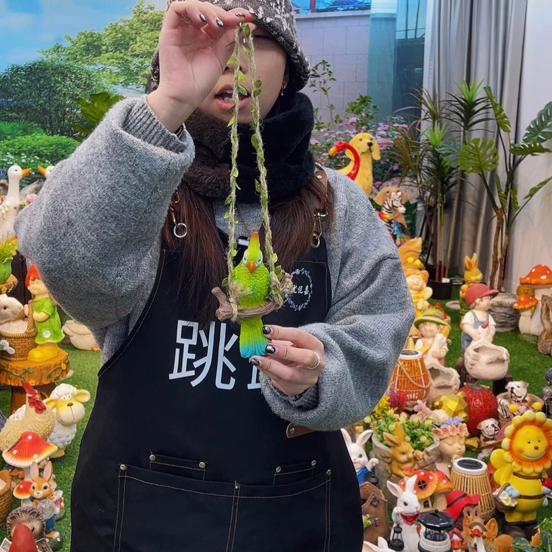 红陶花园庭院摆件&000&