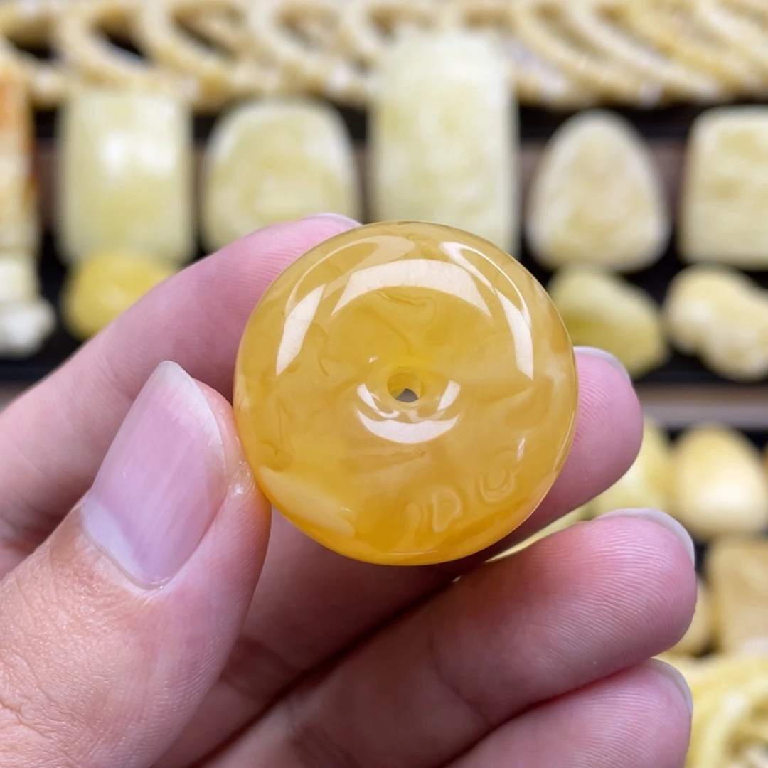 琥珀未镶嵌裸石琥珀蜜蜡