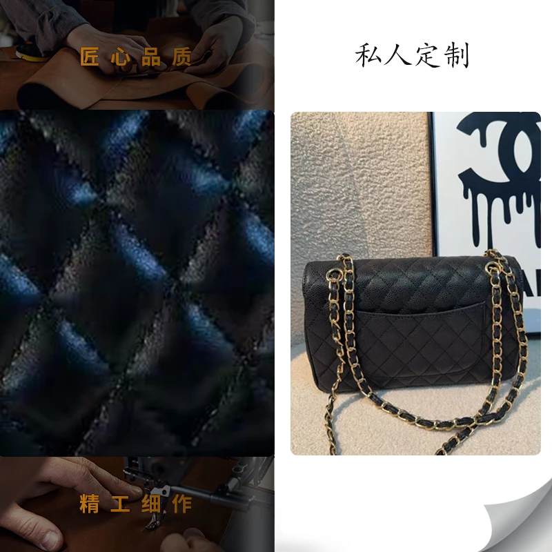 【W818】2025简约风单根双根慵懒风单肩包女士小众时尚金扣C+F包