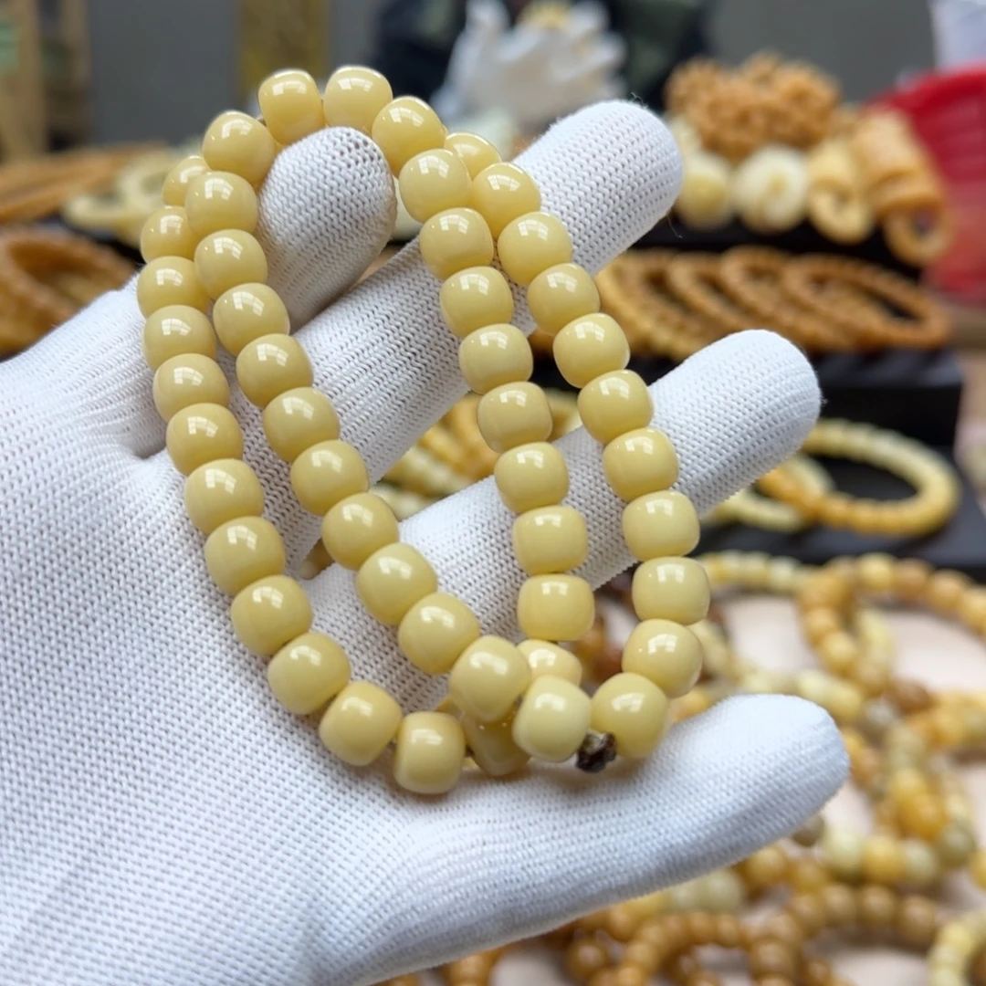 菩提根/象牙果手串8.9 8年 精工 双圈