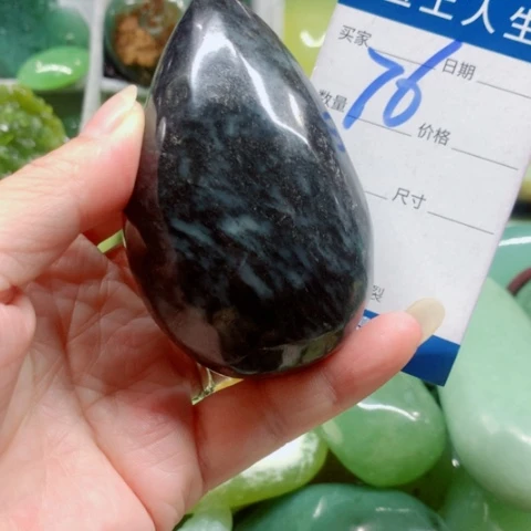蛇纹石玉未镶嵌手把件