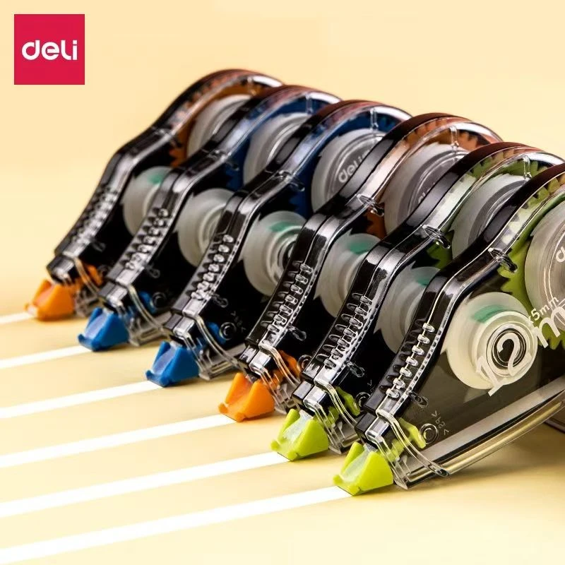 酷黑系列彩色齿轮多用途72M修正带-1卡/6个随机发