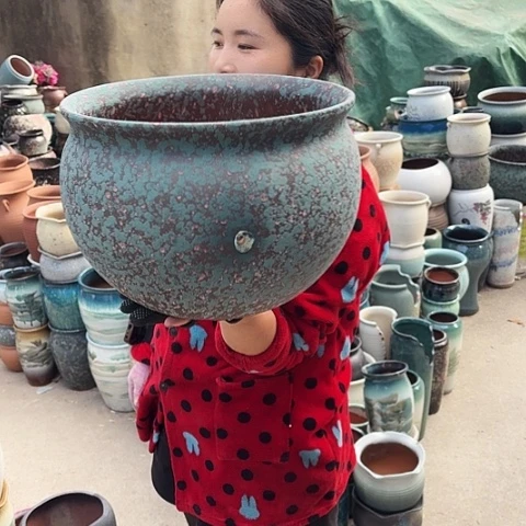 口32高24瑕疵盆子。