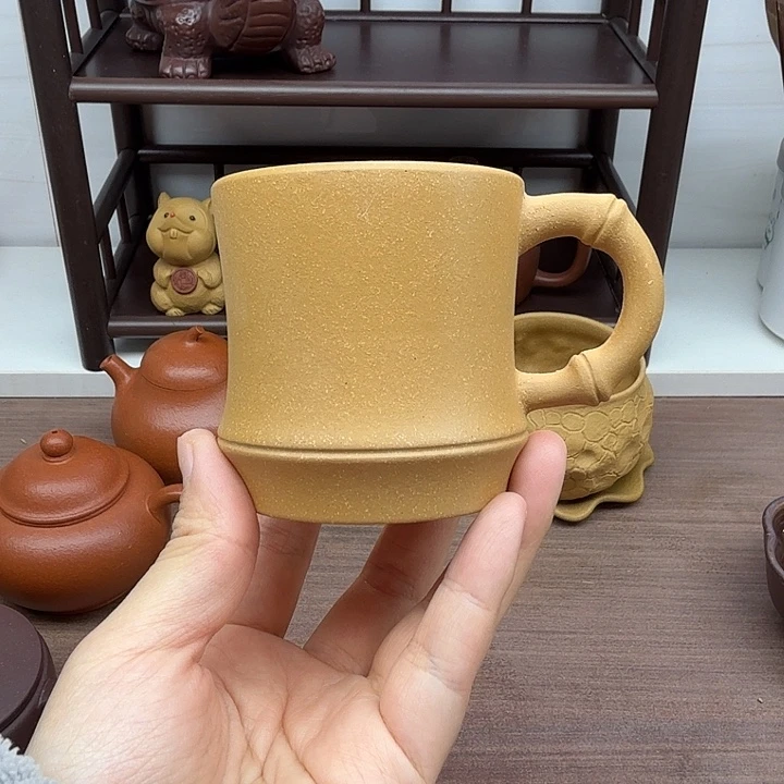 段泥茶案主人杯主人杯