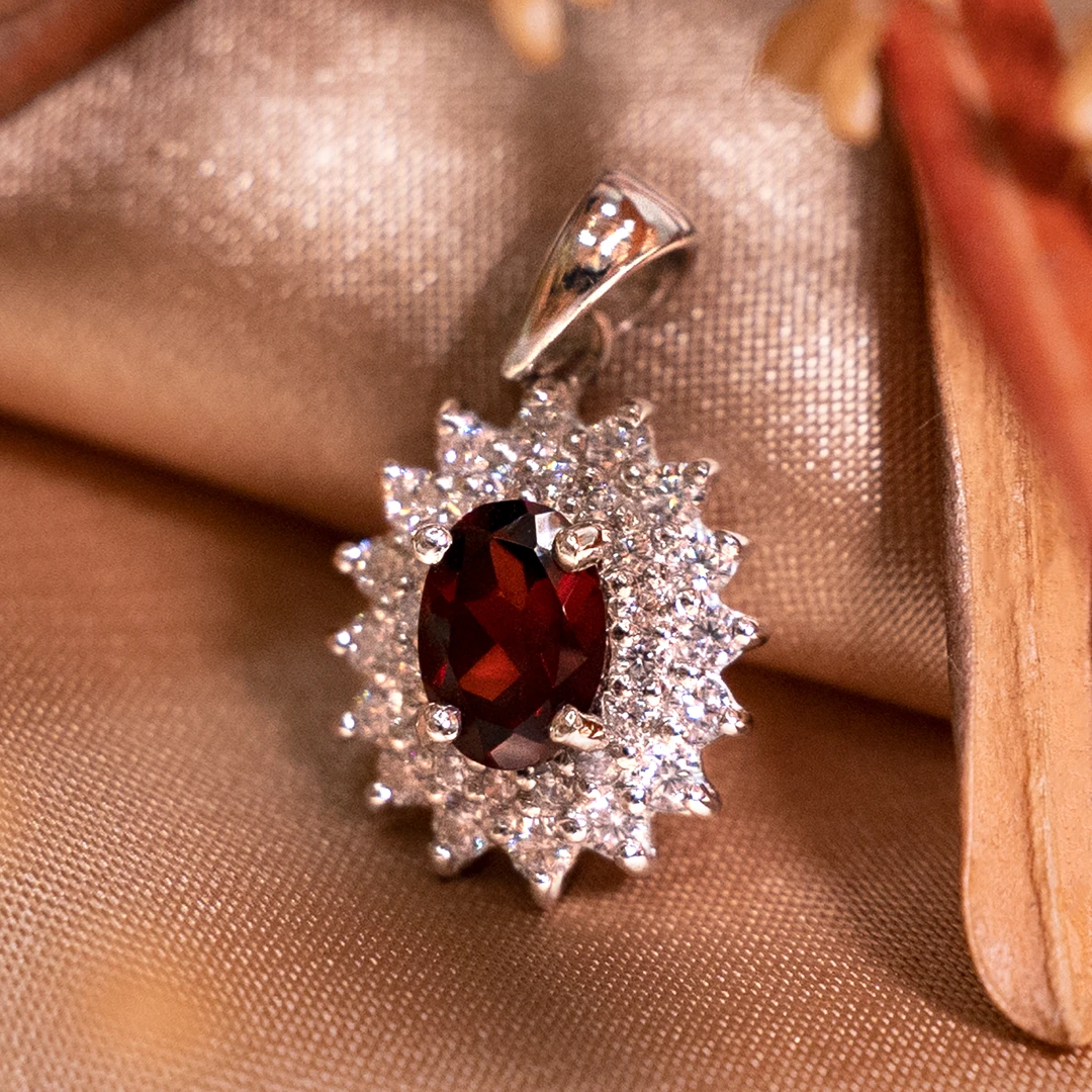 暹罗珠宝SGHJPG6Siamgems （不含项链） Garnet Pendant 6 吊坠