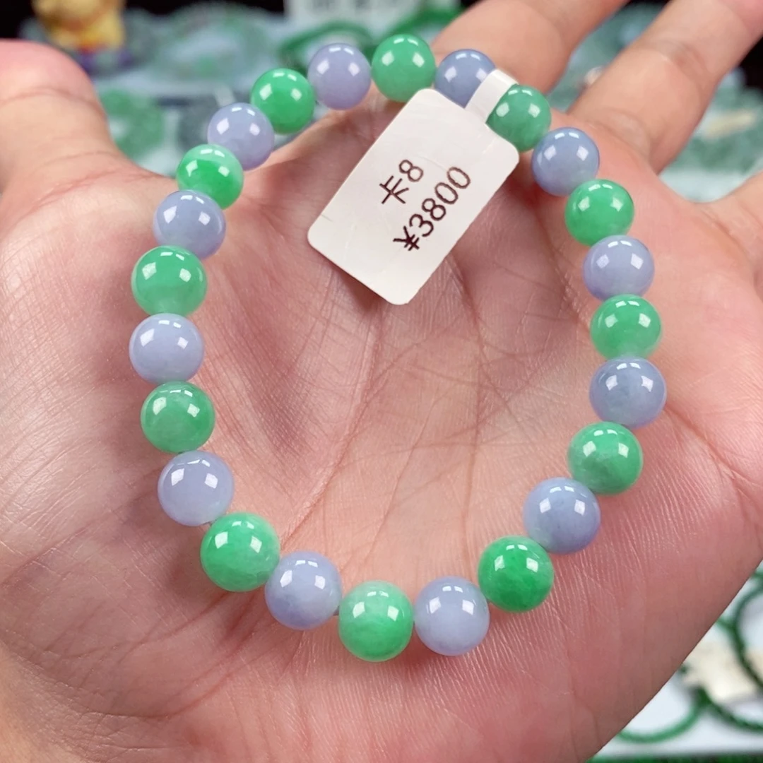 未镶嵌手链翡翠卡8