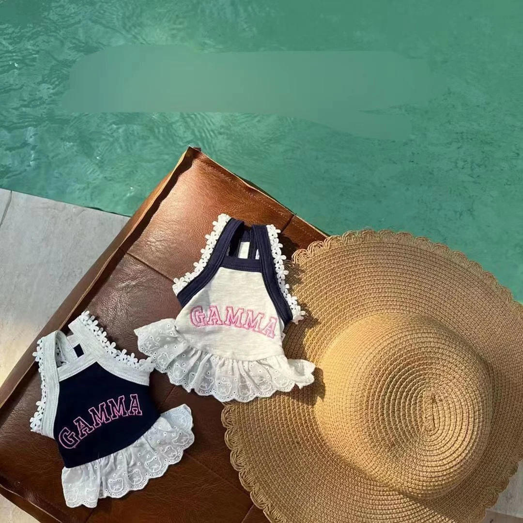 【JoyfulPets】25新款宠物服饰夏季薄款衣服透气花边背心马尔济斯