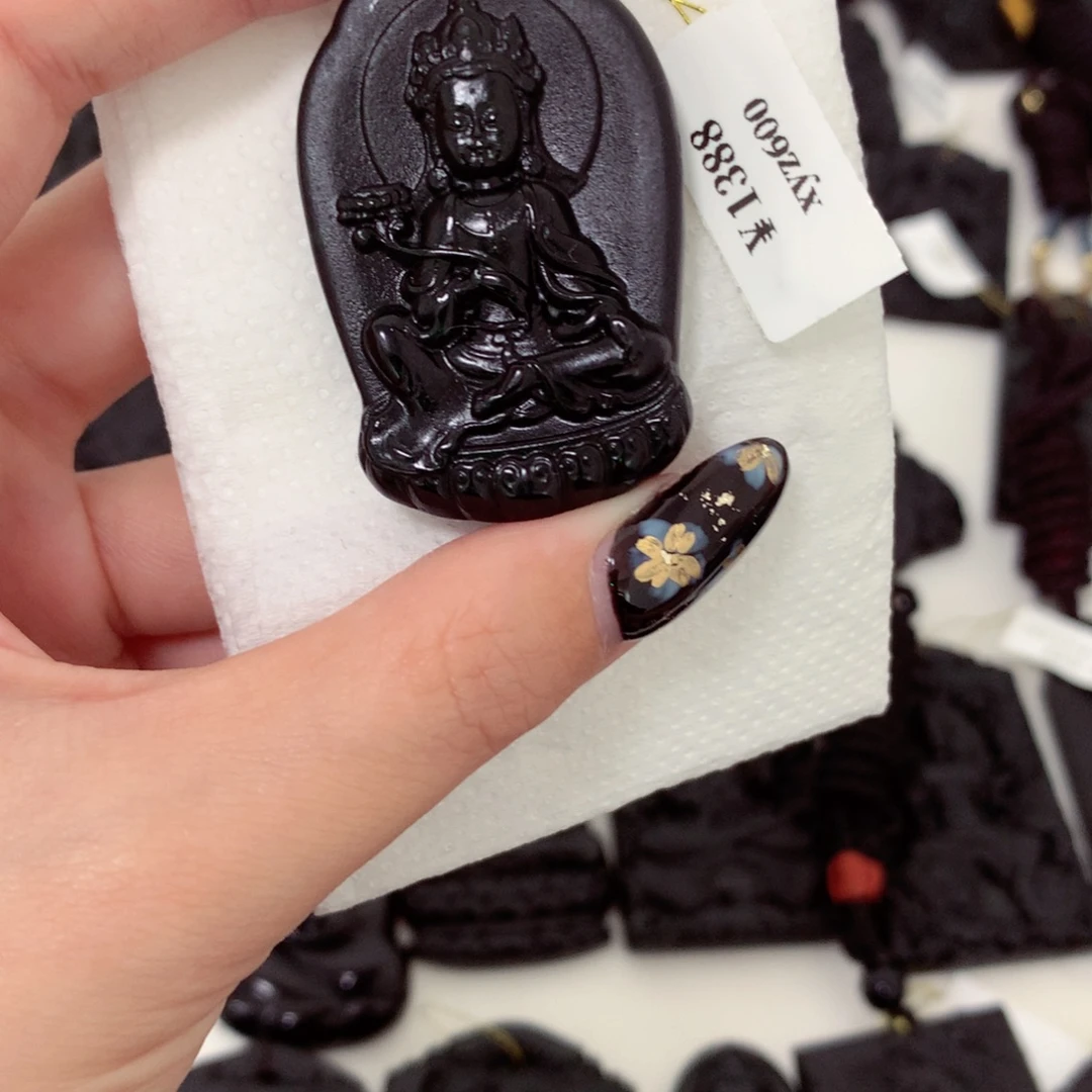 天然a货钢琴黑挂件