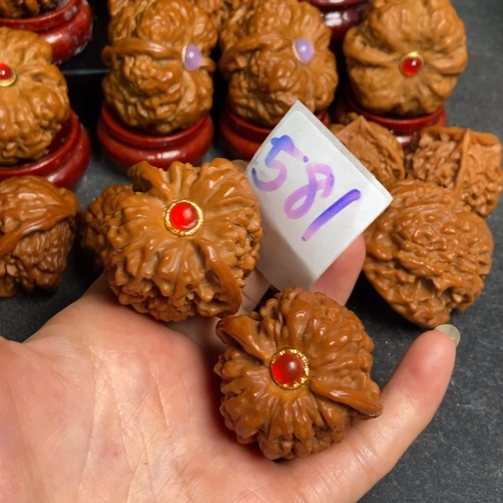 把件文玩核桃40官帽581