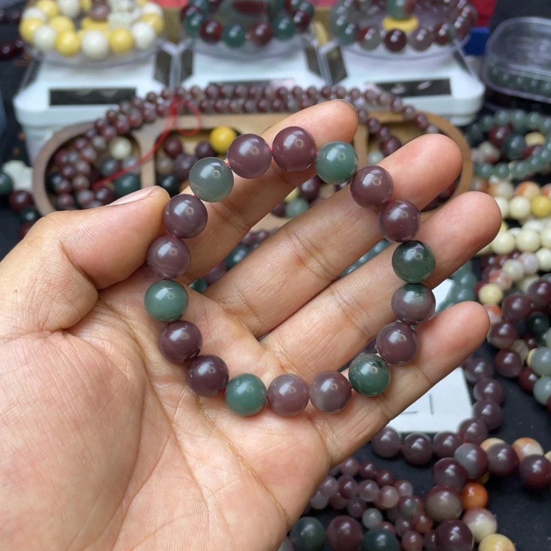 非金属无秦紫玉手串