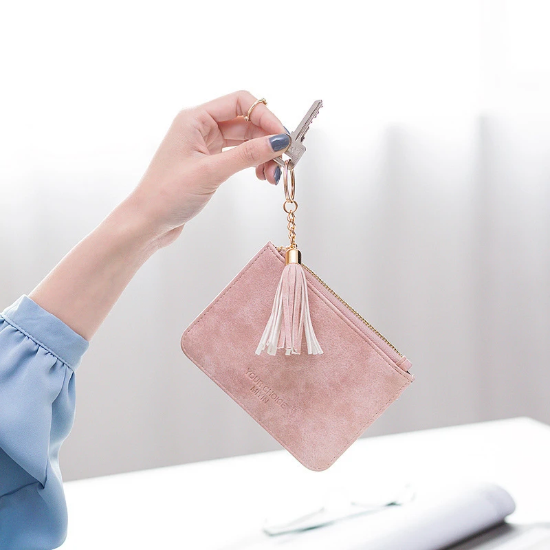 2023新款女士迷你小钱包零钱包女短款 韩版学生小清新薄款硬币袋